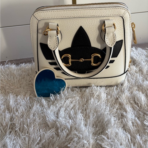 GUCCI X ADIDAS horsebit 1955 mini handbag - Picture 11 of 12